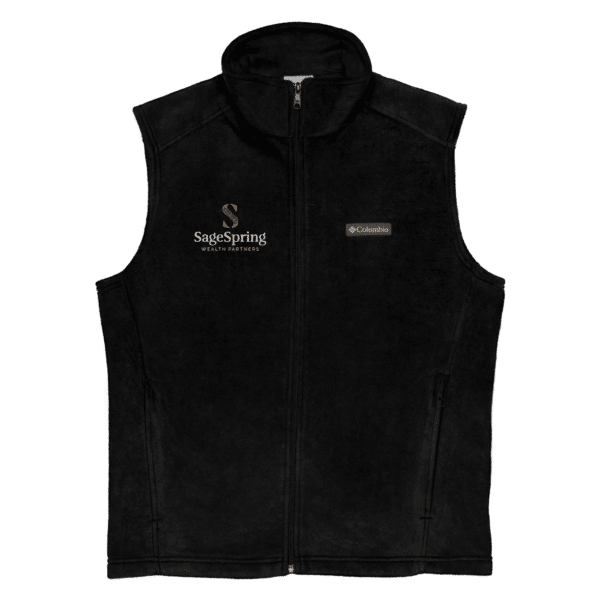 men’s columbia fleece vest