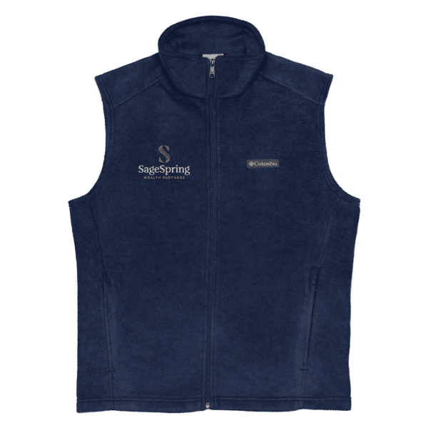 men’s columbia fleece vest